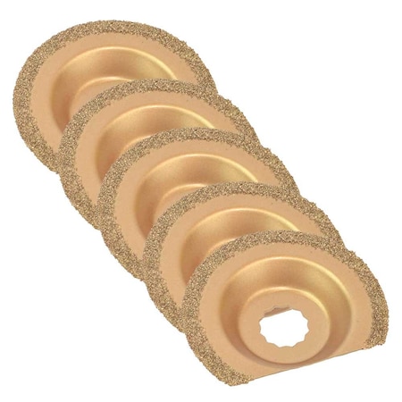 Versa Tool 63mm Semi-Circular Carbide RASP, 8mm Offset Mount, PK 5 SB5K